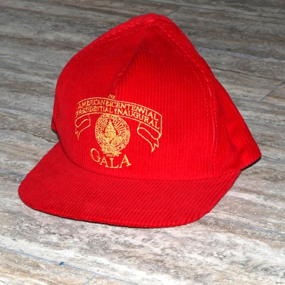 RDF AMERICAN BICENTENNIAL PRESIDENTIAL INAUGURAL GALA RED HAT CAP SNAPBACK - Picture 5 of 8